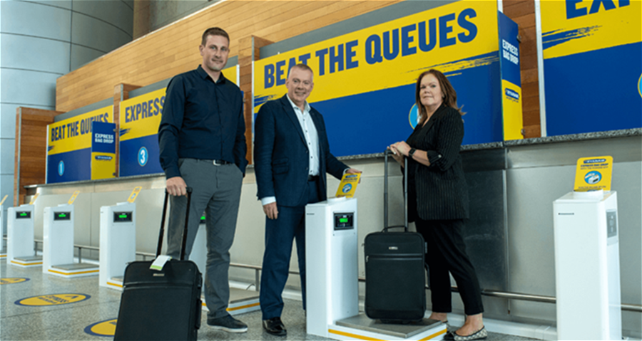 cap ryanair bag drop